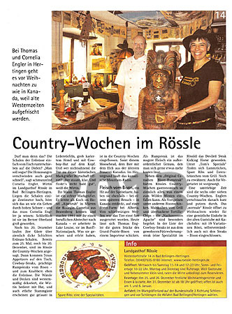 Country-Wochen