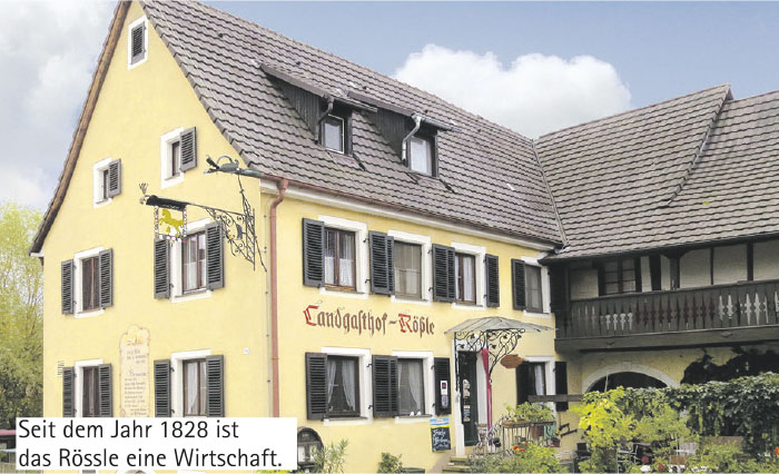 Seit dem Jahr 1828 ist daqs Rössle eine Wirtschaft.